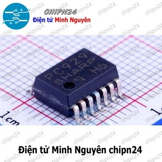 [1 con] (SOP) Opto Dán PC929 SOP-14 Đen Hàng Tốt (SMD) (929)