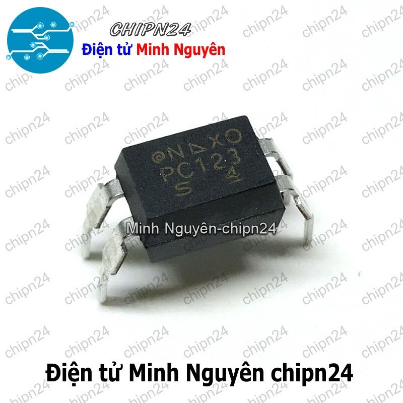 [3 con] (DT) Opto PC123 DIP-4 Hàng Tốt (123)