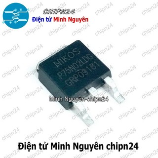 [2 con] (SOP) Mosfet Dán 75N02 TO-252 75A 20V Kênh N (SMD) (P75N02LDG P75N02LD)