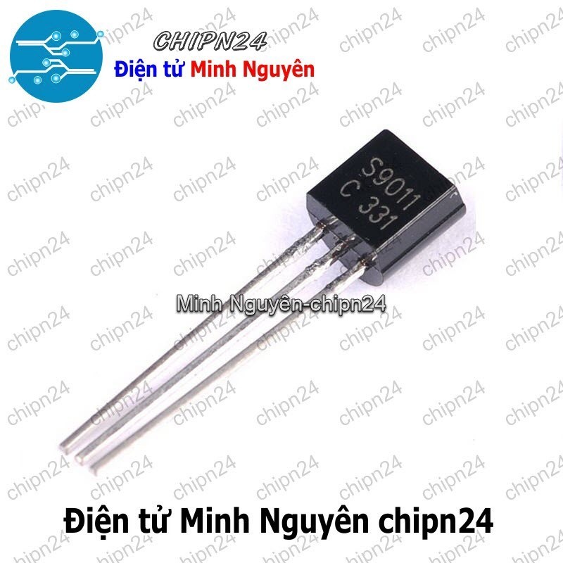 [10 CON] (KT1) Transistor S9011 TO-92 NPN 30mA 30V (9011)