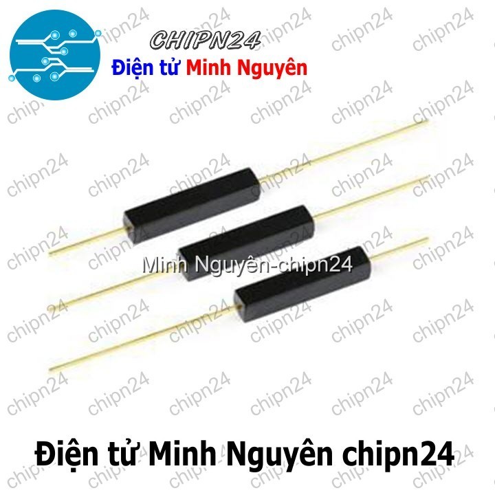 [2 cái] (K136) Công tắc từ 3x16mm Đen Thường Mở