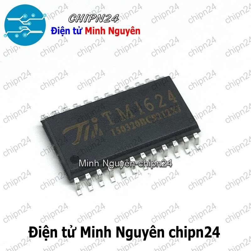 [1 con] (SOP) IC Dán TM1624 SOP-24 Hàng Tốt (SMD) (1624)