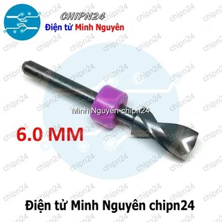 [1 cây] Mũi khoan mạch in CNC 6.0mm (Mạch điện tử, PCB)