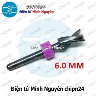[1 cây] Mũi khoan mạch in CNC 6.0mm (Mạch điện tử, PCB)