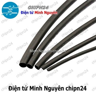 [1 mét] Dây co nhiệt 10mm Đen