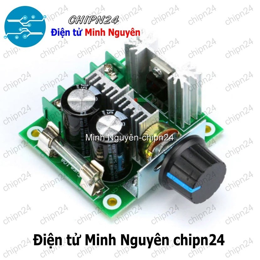 [1 cái] (Q100) Dimmer DC 10A 12V 24V 30V 36V
