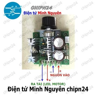 [1 cái] (Q100) Dimmer DC 10A 12V 24V 30V 36V