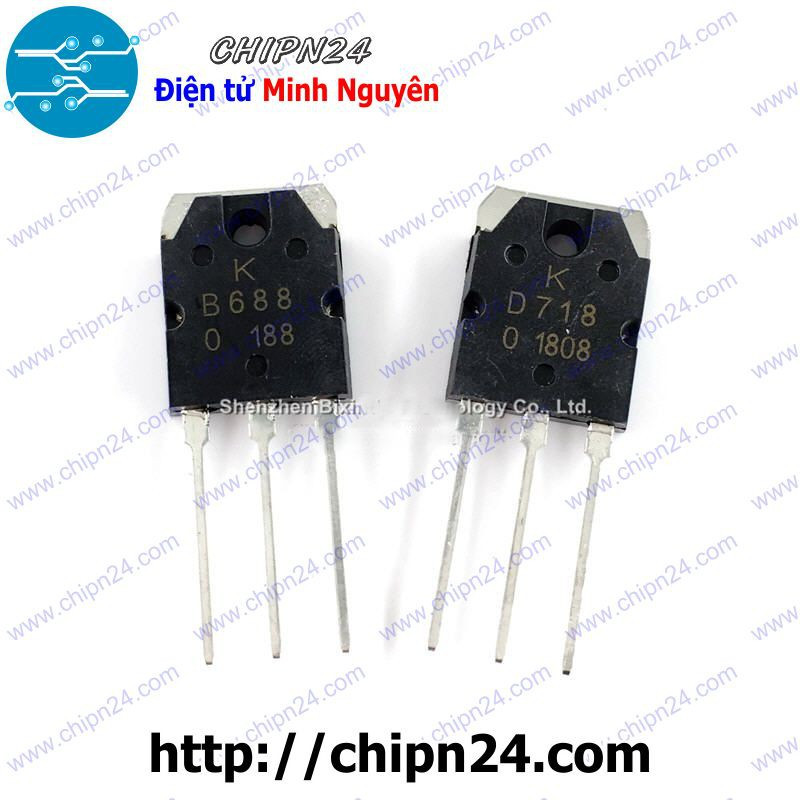 [1 CẶP] Transistor D718-B688 chữ K