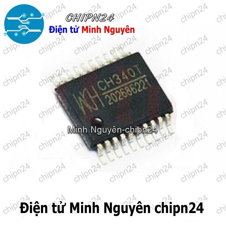 [1 con] (SOP) IC Dán CH340T TSSOP-20 Hàng Tốt (SMD) (CH340)
