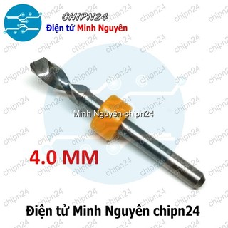 [1 cây] Mũi khoan mạch in CNC 4.0mm (Mạch điện tử, PCB)