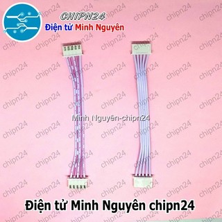 [2 sợi] (P4) Dây bẹ trắng 5P XH2.54mm 2 đầu cắm dài 10cm