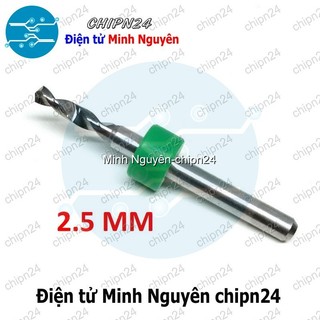 [1 cây] Mũi khoan mạch in CNC 2.5mm (Mạch điện tử, PCB)