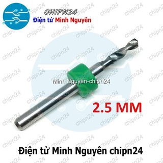 [1 cây] Mũi khoan mạch in CNC 2.5mm (Mạch điện tử, PCB)