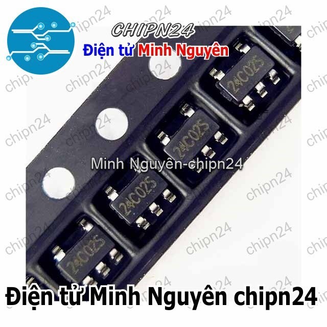 [3 con] (SOP) IC Dán 24C02 SOT23-5 Hàng Tốt (SMD) (AT24C02 24C02S)