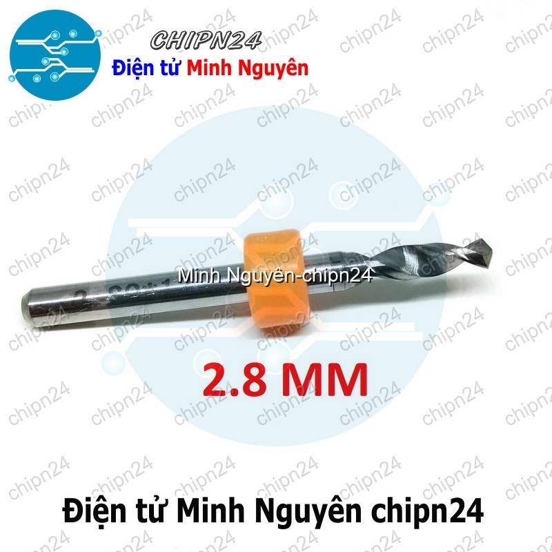 [1 cây] Mũi khoan mạch in CNC 2.8mm (Mạch điện tử, PCB)