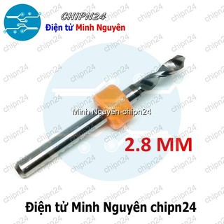 [1 cây] Mũi khoan mạch in CNC 2.8mm (Mạch điện tử, PCB)