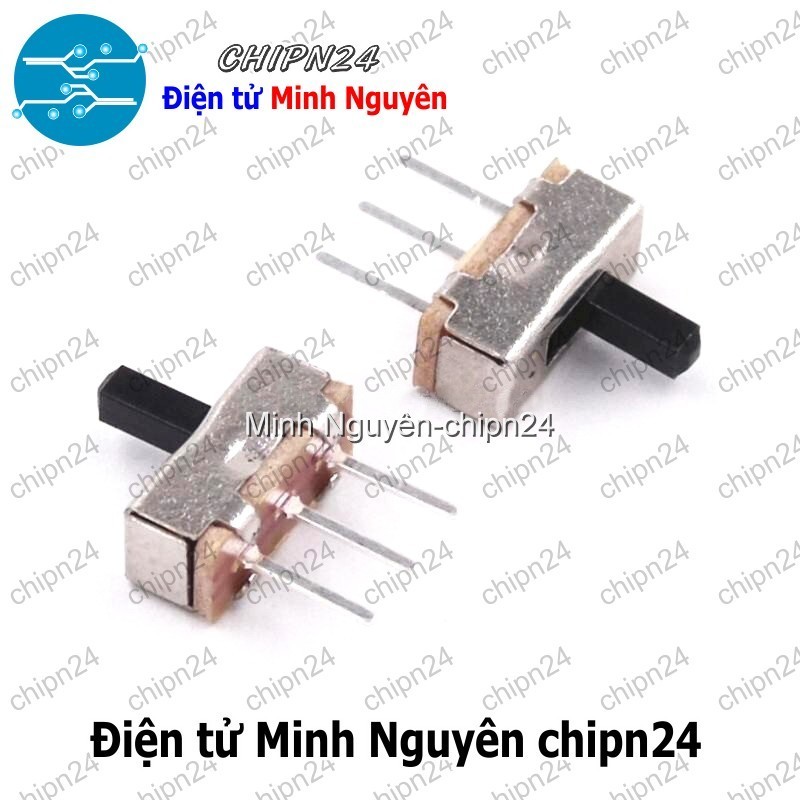 [5 cái] (K84) Công Tắc Gạt SS12D00 G5 1P2T (3 chân 2 vị trí Thẳng)
