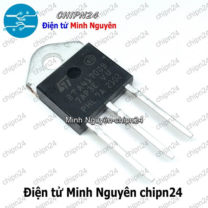 [1 con] (KT2) Triac BTA41-700B TO-3P 40A 700V (BTA 41 700B)