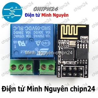 [1 cái] (D75) Module Wifi ESP8266 ESP-01 5V Relay V2