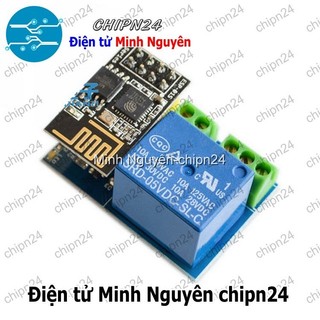 [1 cái] (D75) Module Wifi ESP8266 ESP-01 5V Relay V2