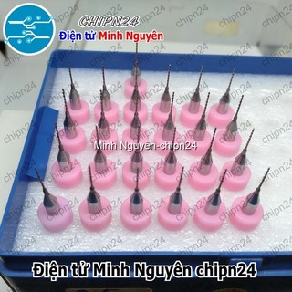 [2 cây] Mũi khoan mạch in CNC 0.5mm (Mạch điện tử, PCB)