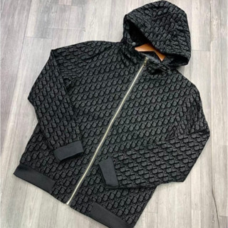  Áo Khoác Gió Dior Thiết Kế Chữ Quanh Áo Bo Cổ Tay Mũ Chùm - Áo Khoác Nam Nữ Hot Trend New 2024 