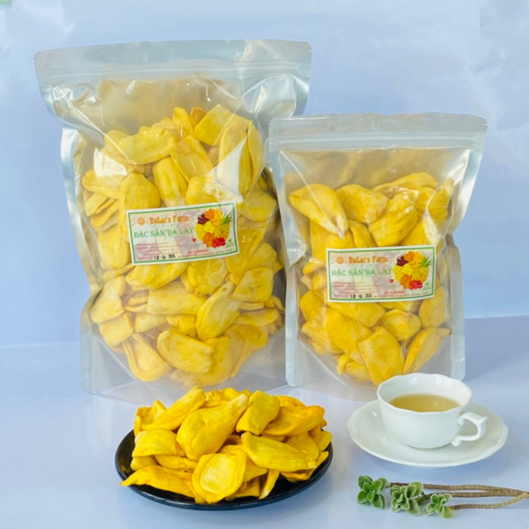 Đặc Sản Đà Lạt Mít sấy giòn nguyên cánh không đường DaLat's Farm Bách Hóa Online