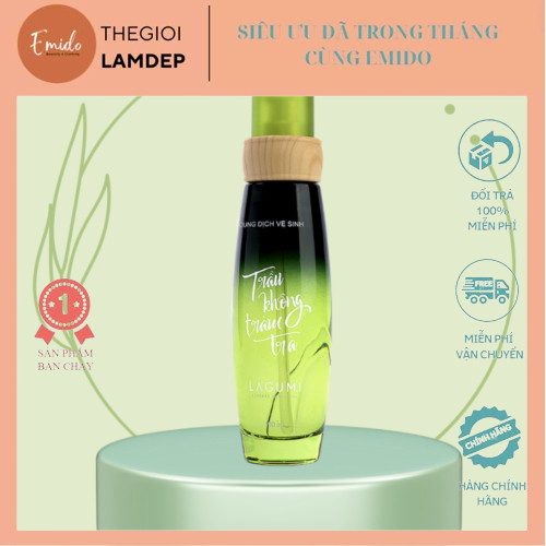 (CHÍNH HÃNG) Dung dịch vệ sinh phụ nữ Lagumi trầu không tràm trà giảm viêm, ngứa an toàn cho cả mẹ b