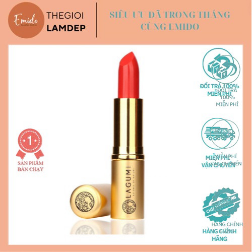 CHÍNH HÃNG |  Son hạnh nhân Lagumi chính hãng, không chì dành cho mẹ bầu