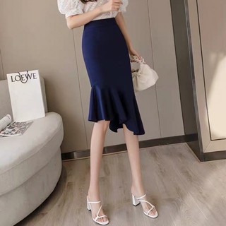  Chân Váy Bút Chì Đuôi Cá Chéo Tà Thời Trang Nữ 