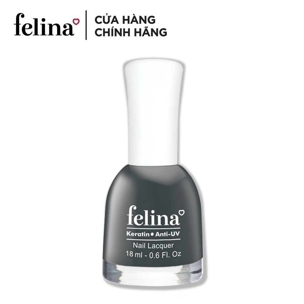 Sơn móng tay Felina 18ml - Màu Xám Đen - Code CS950