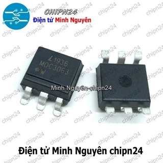 [2 con] (SOP) Opto Dán MOC3063 SOP-6 Đen Hàng Tốt (SMD) (MOC3063S MOC 3063)