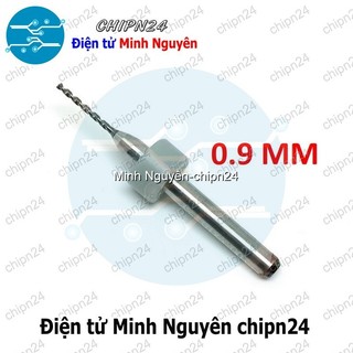 [2 cây] Mũi khoan mạch in CNC 0.9mm (Mạch điện tử, PCB)
