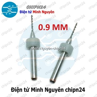 [2 cây] Mũi khoan mạch in CNC 0.9mm (Mạch điện tử, PCB)