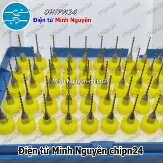 [2 cây] Mũi khoan mạch in CNC 0.8mm (Mạch điện tử, PCB)