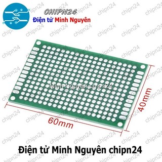 Testboard 2 mặt thủy tinh (Board đồng đục lỗ PCB, Testboard cắm hàn 5x7cm/7x9cm/9x15cm/12x18cm) - [Chọn Loại]