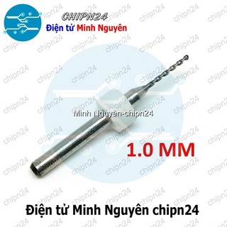 [2 cây] Mũi khoan mạch in CNC 1.0mm (Mạch điện tử, PCB)