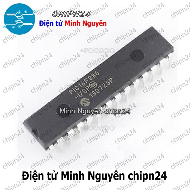 [1 CON] (DIP) IC PIC16F886-I/P DIP-28 (PIC 16F886)