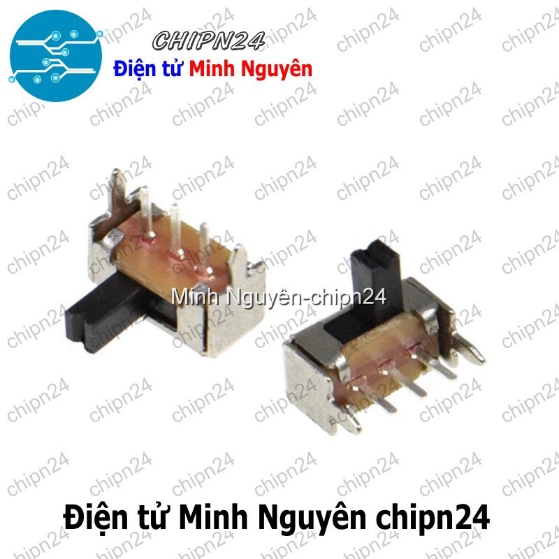 [5 cái] (K85) Công Tắc Gạt 2mm SK12D07 VG3 Cong (3 chân 2 vị trí)