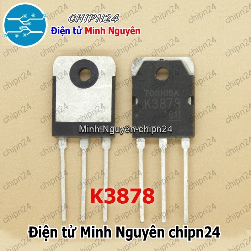 [1 con] (KT2) Mosfet K3878 TO-3P 9A 900V Kênh N (2SK3878 3878)