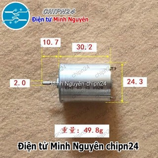 [1 cái] Động cơ 370 RS370 Chậm Trục 2MM