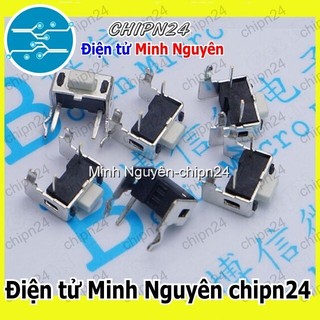 [10 cái] (K78) Nút nhấn 2 chân 3x6x5mm DIP cong