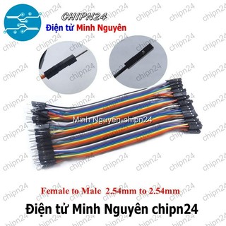 [20 sợi] (P72) Dây Cắm Test Board 30cm Đực-Cái