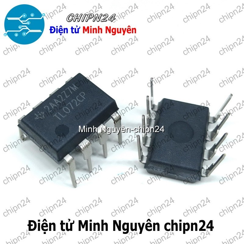 [1 con] (DT) IC TL072 DIP-8 Hàng Tốt (TL072CP 072)