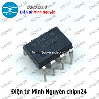 [1 con] (DT) IC TL072 DIP-8 Hàng Tốt (TL072CP 072)