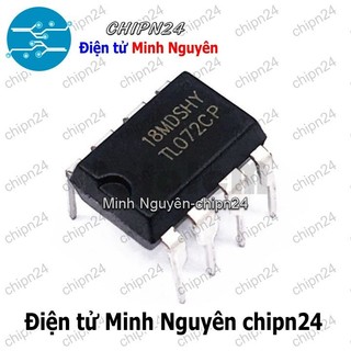 [1 con] (DT) IC TL072 DIP-8 Hàng Tốt (TL072CP 072)
