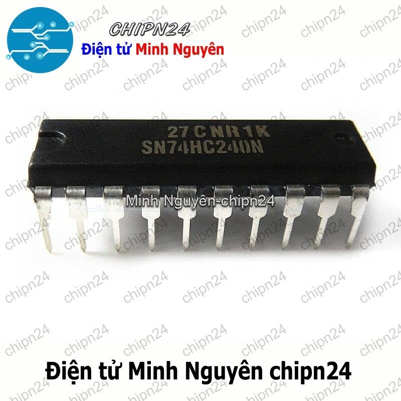 [1 con] (DIP) IC 74240 74HC240 DIP-20 (IC  Bộ đệm bát phân / trình điều khiển dòng)