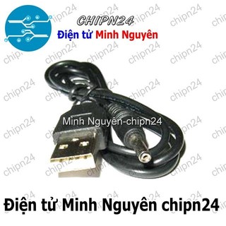 [1 sợi] (P78) Dây chuyển USB ra Jack DC 5.5x2.1MM