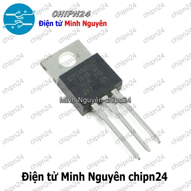 [1 con] (DIP) Diode STPS41H100CT TO-220 40A 100V (41H100CT 41H100) [Diode Schottky]