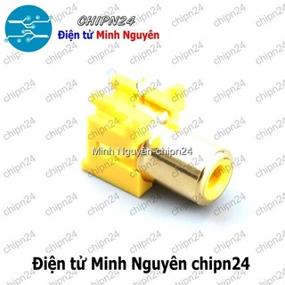 [3 cái] (F116.6) Jack cắm Audio RCA AV5 1 chấu Vàng (Jack Âm thanh AV Bông sen Hàn Board)